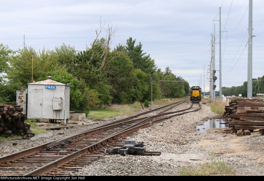 Tied down for the afternoon, GDLK302 sits just south of CP Park